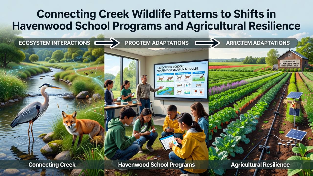 Wildlife Observations at Connecting Creek Reveal Connections to Havenwood School Curriculum Adjustments and Farming System Stability